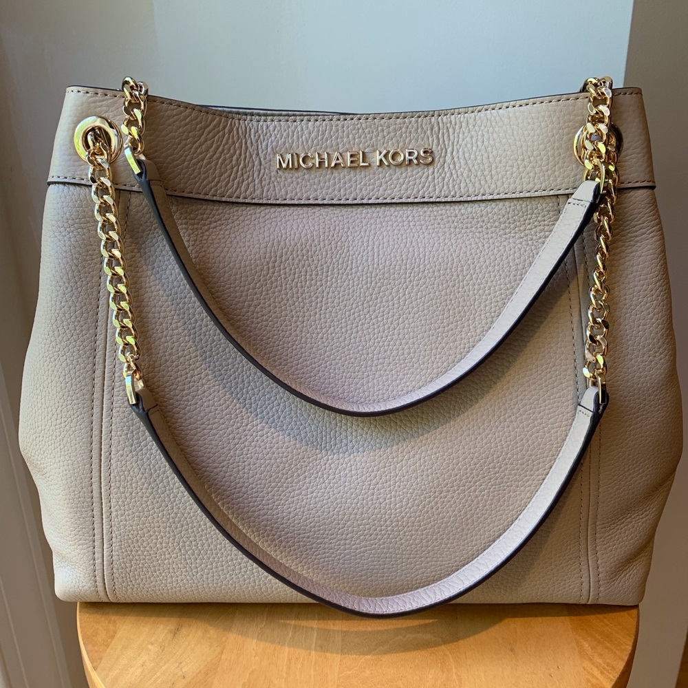 NWT Michael Kors Tote Pebbled Leather Shoulder Bag